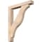 Ekena Millwork Funston Block Smooth Bracket w/ Offset Brace, Douglas Fir, 5 1/2"W x 34"D x 42"H BKT0604X34X42FST05SDF - alternate 1